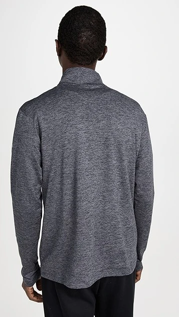 Alo Yoga Conquer 1/4 Zip Fitted Long Sleeve Shirt 2 Alo Yoga Conquer 1/4 Zip Fitted Long Sleeve Shirt - Image 2