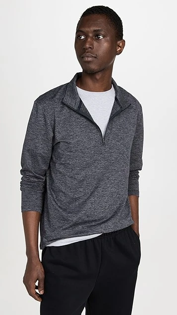 Alo Yoga Conquer 1/4 Zip Fitted Long Sleeve Shirt 1 Alo Yoga Conquer 1/4 Zip Fitted Long Sleeve Shirt