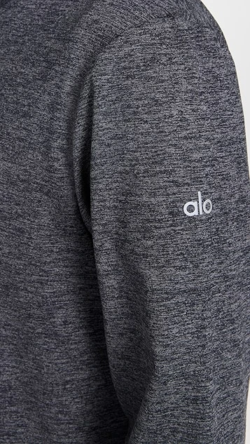 Alo Yoga Conquer 1/4 Zip Fitted Long Sleeve Shirt 5 Alo Yoga Conquer 1/4 Zip Fitted Long Sleeve Shirt - Image 5