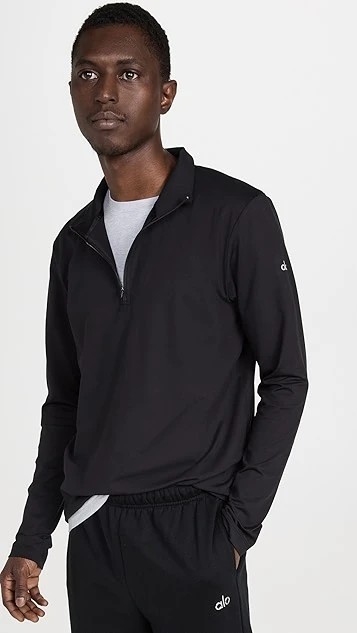 Alo Yoga Conquer 1/4 Zip Fitted Long Sleeve 1 Alo Yoga Conquer 1/4 Zip Fitted Long Sleeve