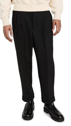 AMI Carrot Fit Trousers -Reberio Fashion Store amiii3087710652 1669653270395 2 0. UX357 QL90