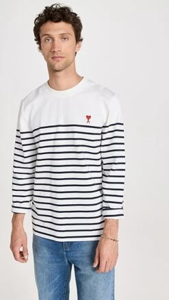 AMI Ami De Coeur Mariniere Shirt