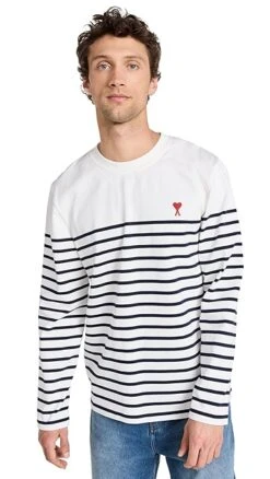 AMI Ami De Coeur Mariniere Shirt 13 AMI Ami De Coeur Mariniere Shirt -Reberio Fashion Store amiii309531eeee 1681578645280 2 0. UX357 QL90