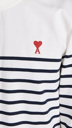 AMI Ami De Coeur Mariniere Shirt 11 AMI Ami De Coeur Mariniere Shirt -Reberio Fashion Store amiii309531eeee 1681578645600 2 0. UX357 QL90