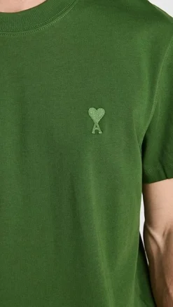 AMI Tonal Adc T Shirt -Reberio Fashion Store amiii3095410334 1677629858612 2 0. UX357 QL90