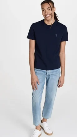 AMI Tonal ADC T Shirt -Reberio Fashion Store amiii3095557820 1677090577872 2 0. UX357 QL90