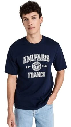 AMI Ami Paris France Tee -Reberio Fashion Store amiii3098257820 1679685924391 2 0. UX357 QL90