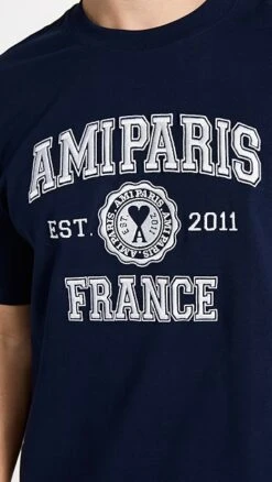 AMI Ami Paris France Tee -Reberio Fashion Store amiii3098257820 1679685924716 2 0. UX357 QL90