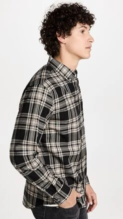 Alex Mill Mill Shirt In Black/Ivory Tartan -Reberio Fashion Store amill303281b2e4 1666716765525 2 0. UX357 QL90