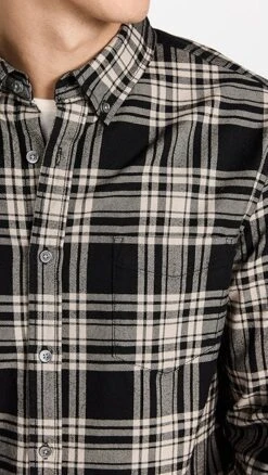 Alex Mill Mill Shirt In Black/Ivory Tartan -Reberio Fashion Store amill303281b2e4 1666716765869 2 0. UX357 QL90