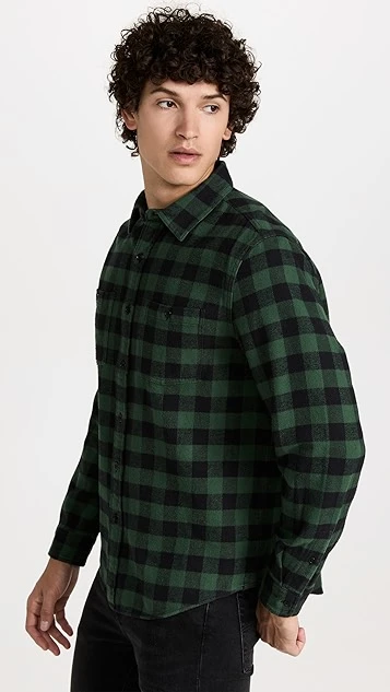 Alex Mill Flannel Work Shirt In Buffalo Plaid 3 Alex Mill Flannel Work Shirt In Buffalo Plaid - Image 3