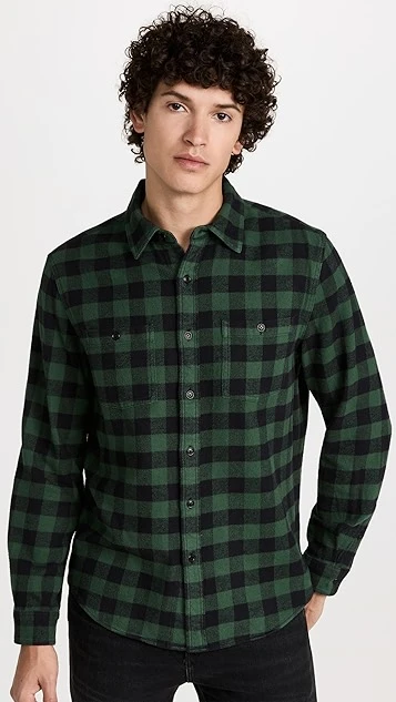 Alex Mill Flannel Work Shirt In Buffalo Plaid 6 Alex Mill Flannel Work Shirt In Buffalo Plaid - Image 6