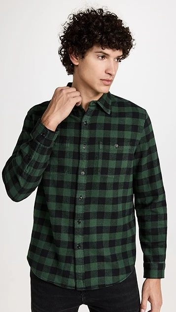 Alex Mill Flannel Work Shirt In Buffalo Plaid 1 Alex Mill Flannel Work Shirt In Buffalo Plaid
