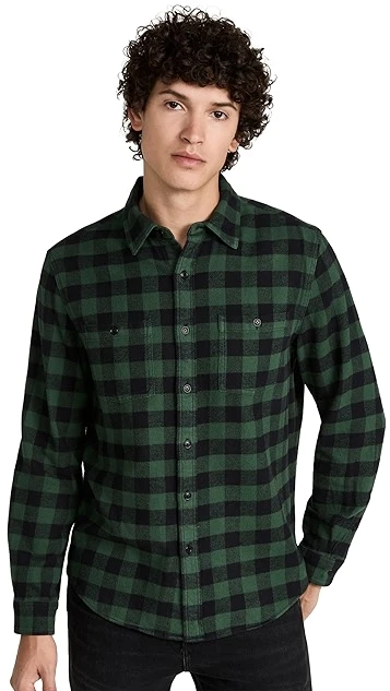 Alex Mill Flannel Work Shirt In Buffalo Plaid 7 Alex Mill Flannel Work Shirt In Buffalo Plaid - Image 7