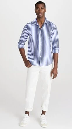 Alex Mill Mill Shirt In Wide Striped Portuguese Poplin -Reberio Fashion Store amill303641a7da 1675297315272 2 0. UX357 QL90