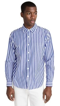 Alex Mill Mill Shirt In Wide Striped Portuguese Poplin -Reberio Fashion Store amill303641a7da 1675297315354 2 0. UX357 QL90