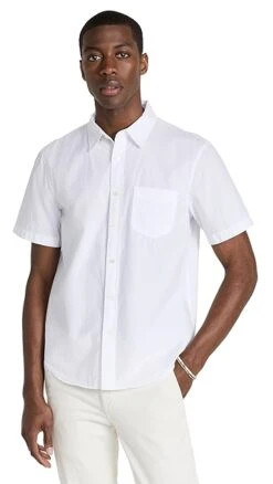 Alex Mill Short Sleeve Mill Shirt -Reberio Fashion Store amill303691c925 1680107569938 2 0. UX357 QL90