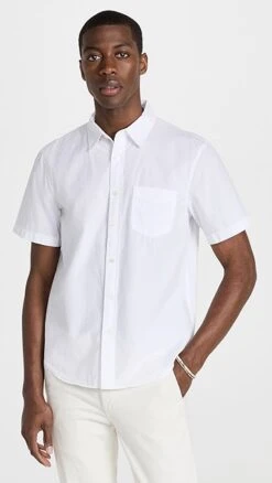 Alex Mill Short Sleeve Mill Shirt -Reberio Fashion Store amill303691c925 1680107569980 2 0. UX357 QL90