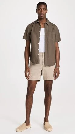 Alex Mill Flat Front 6" Shorts -Reberio Fashion Store amill3037234238 1680036158346 2 0. UX357 QL90