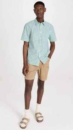 Alex Mill Pull-On Button Fly Shorts -Reberio Fashion Store amill3040061703 1684253790042 2 0. UX357 QL90