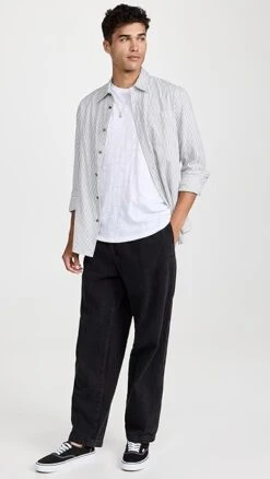 ATM Anthony Thomas Melillo Slub Short Sleeve Crew Tee -Reberio Fashion Store atman307381c925 1663101642774 2 0. UX357 QL90