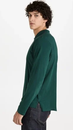 ATM Anthony Thomas Melillo Classic Jersey Long Sleeve Polo -Reberio Fashion Store atman307571f1dc 1666889828260 2 0. UX357 QL90