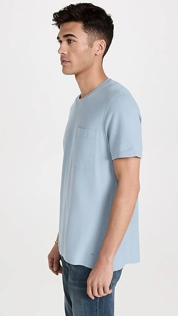 ATM Anthony Thomas Melillo Pima Cotton Pique Short Sleeve Pocket Tee 3 ATM Anthony Thomas Melillo Pima Cotton Pique Short Sleeve Pocket Tee - Image 3