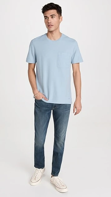 ATM Anthony Thomas Melillo Pima Cotton Pique Short Sleeve Pocket Tee 4 ATM Anthony Thomas Melillo Pima Cotton Pique Short Sleeve Pocket Tee - Image 4