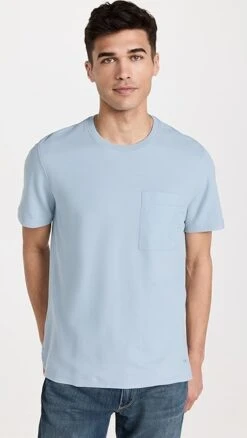 ATM Anthony Thomas Melillo Pima Cotton Pique Short Sleeve Pocket Tee 13 ATM Anthony Thomas Melillo Pima Cotton Pique Short Sleeve Pocket Tee -Reberio Fashion Store atman3081521432 1679411515817 2 0. UX357 QL90