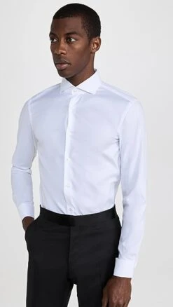 BOSS Hank Tuxedo Shirt