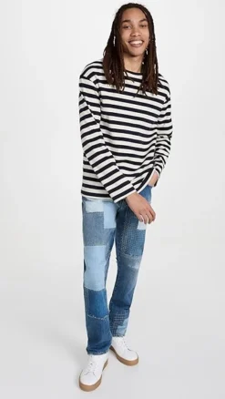 Closed Bogus Straight Patchwork Jeans -Reberio Fashion Store closd303151df5f 1677164230805 2 0. UX357 QL90