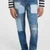 Closed Bogus Straight Patchwork Jeans