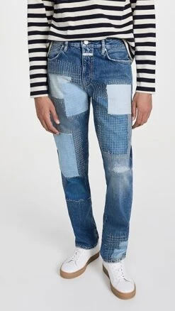 Closed Bogus Straight Patchwork Jeans