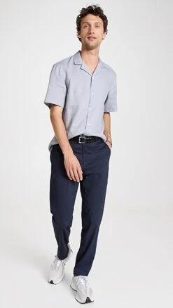 Club Monaco Short Sleeve Linen Shirt -Reberio Fashion Store clubm4460276122 1681832980642 2 0. UX357 QL90