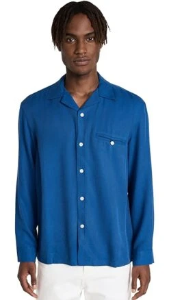 Club Monaco Textured Tencel Shirt -Reberio Fashion Store clubm44610102c9 1681853189246 2 0. UX357 QL90