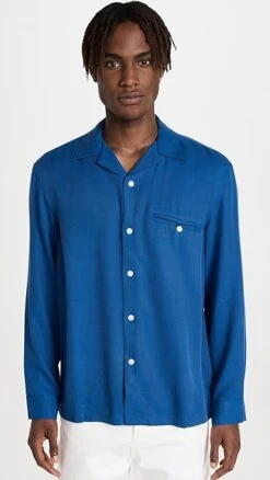 Club Monaco Textured Tencel Shirt -Reberio Fashion Store clubm44610102c9 1681853189259 2 0. UX357 QL90