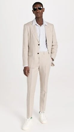 Club Monaco Summer Linen Suit Trousers -Reberio Fashion Store clubm4461210719 1684185812229 2 0. UX357 QL90