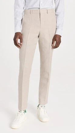 Club Monaco Summer Linen Suit Trousers