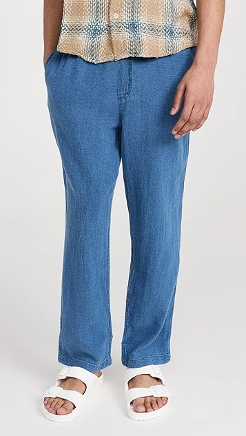 Corridor Washed Indigo Drawstring Trousers 6 Corridor Washed Indigo Drawstring Trousers - Image 6