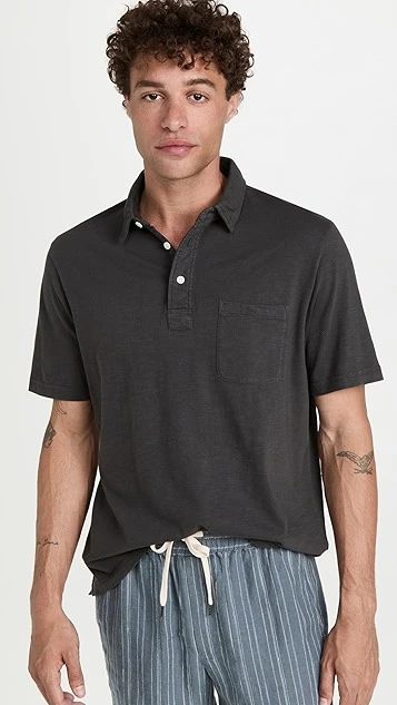 Faherty Sunwashed Polo Shirt 1 Faherty Sunwashed Polo Shirt