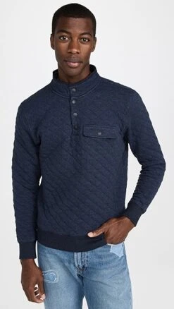 Faherty Epic Quilted Fleece Pullover -Reberio Fashion Store faher3051836534 1665494299937 2 0. UX357 QL90