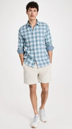 Faherty Drawstring Cord 6" Shorts -Reberio Fashion Store faher306151c026 1679689307472 2 0. UX357 QL90
