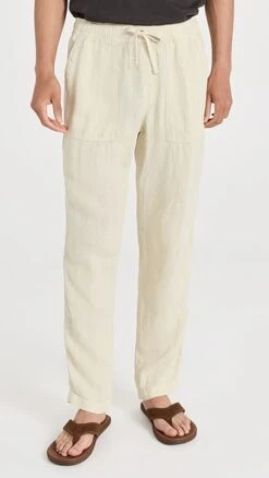 Faherty Linen Drawstring Pants -Reberio Fashion Store faher30650203f7 1682973518772 2 0. UX357 QL90