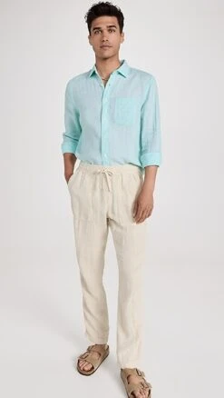 Faherty Linen Laguna Shirt -Reberio Fashion Store faher3065335869 1682974208878 2 0. UX357 QL90