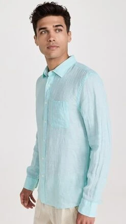Faherty Linen Laguna Shirt -Reberio Fashion Store faher3065335869 1682974209073 2 0. UX357 QL90
