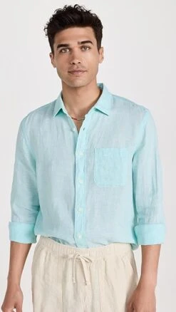 Faherty Linen Laguna Shirt