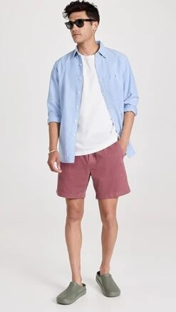 Faherty Essential Drawstring 6" Shorts -Reberio Fashion Store faher30657203fa 1682967869701 2 0. UX357 QL90
