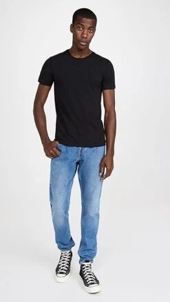 Falke 2-Pack Cotton Crew Neck Tee -Reberio Fashion Store falke402911071b 1665092870018 2 0. UX357 QL90