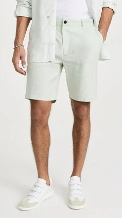 Fanm Mon Andre Linen 8" Shorts