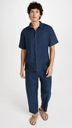 Fanm Mon Satis Linen Pull On Pants -Reberio Fashion Store famon30052124bd 1666711556927 2 0. UX357 QL90